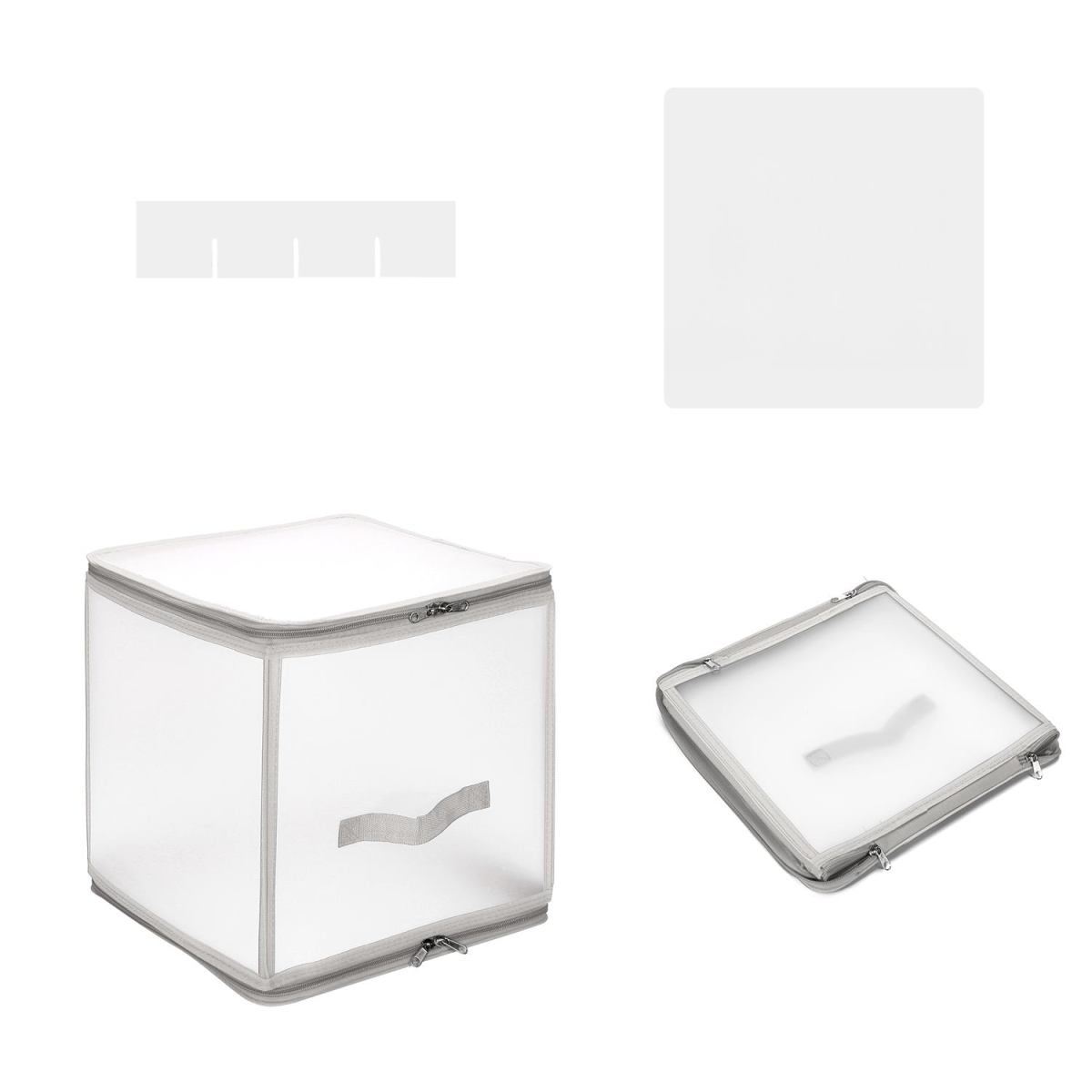 Vinsani Grey Xmas 64 Bauble Decorations Box
