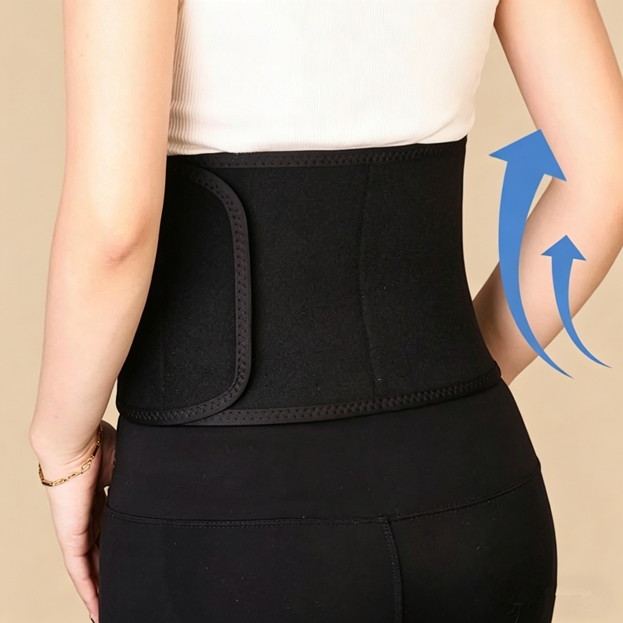 Waist Trimmer Belt Body Shaper Weight Loss Girdle Waist Trainer with Phone Pocket