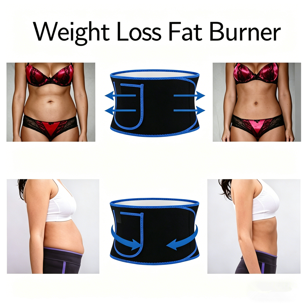Waist Trimmer Belt Body Shaper Weight Loss Girdle Waist Trainer with Phone Pocket