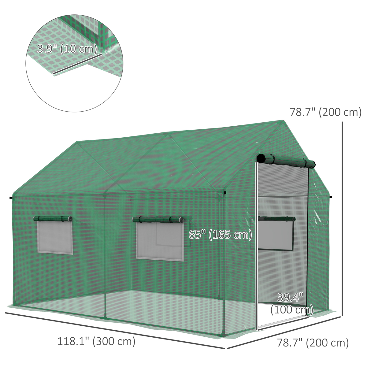 Mini Walk-in Greenhouse