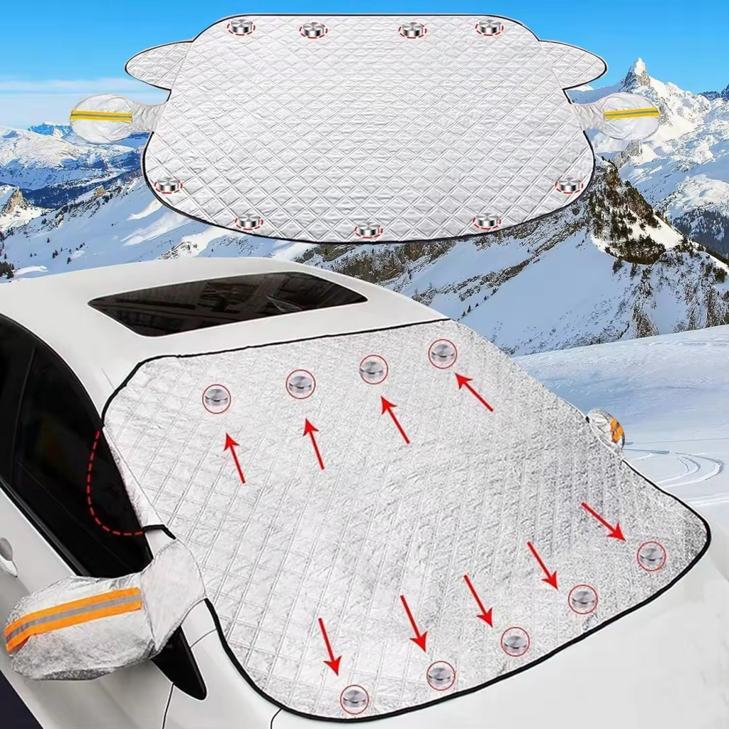 Magnetic Car Windscreen Windshield Frost Ice Snow  Window Mirror Protector Cover