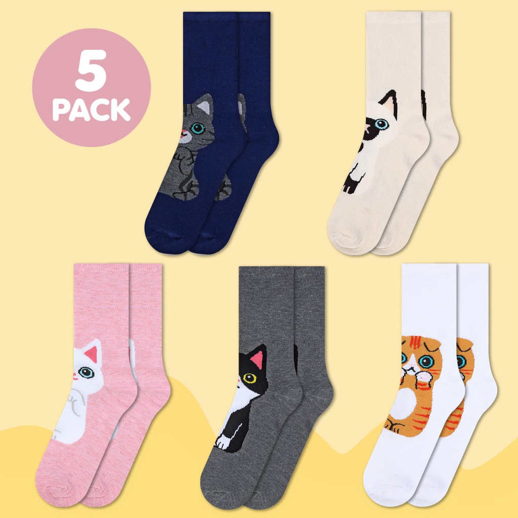 Vinsani KITTY SOCKS 5pk