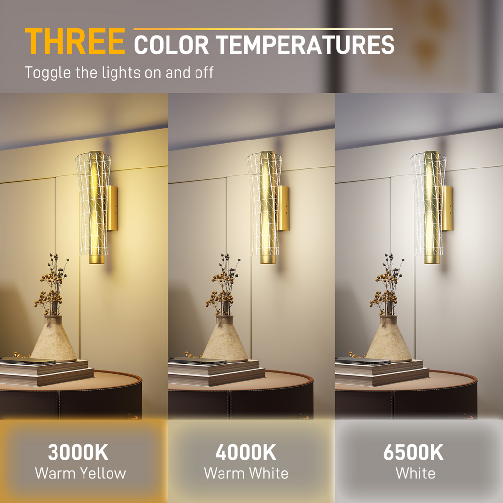 LED Outdoor Wall Lighting Modern Waterproof IP65 Outside Wall Sconce for House