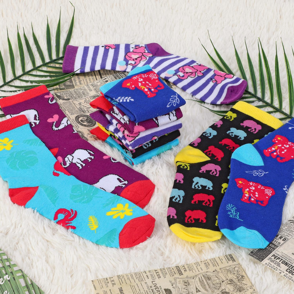 Vinsani ELEPHANT SOCKS 5pk