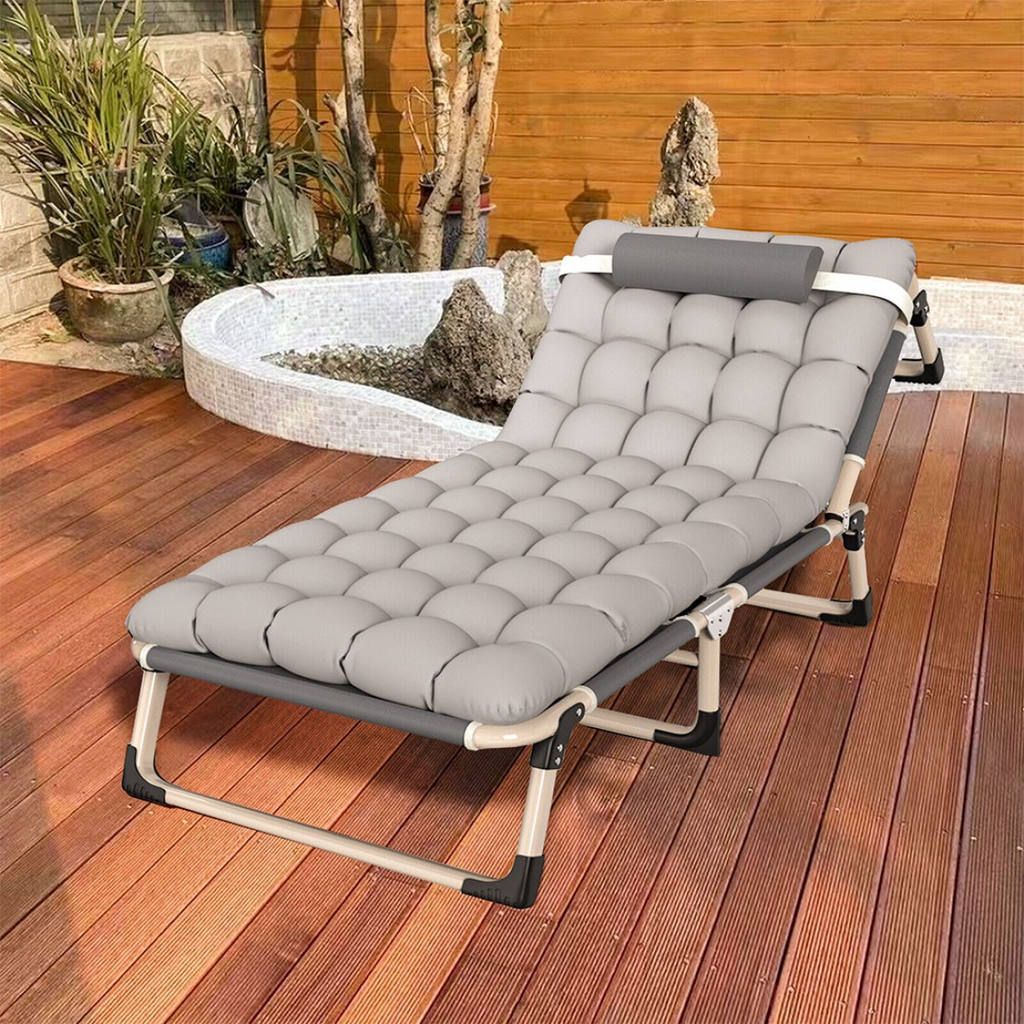 Folding Bed Camping Travel Heavy Duty Foldable Adult Lightweight With Mattress