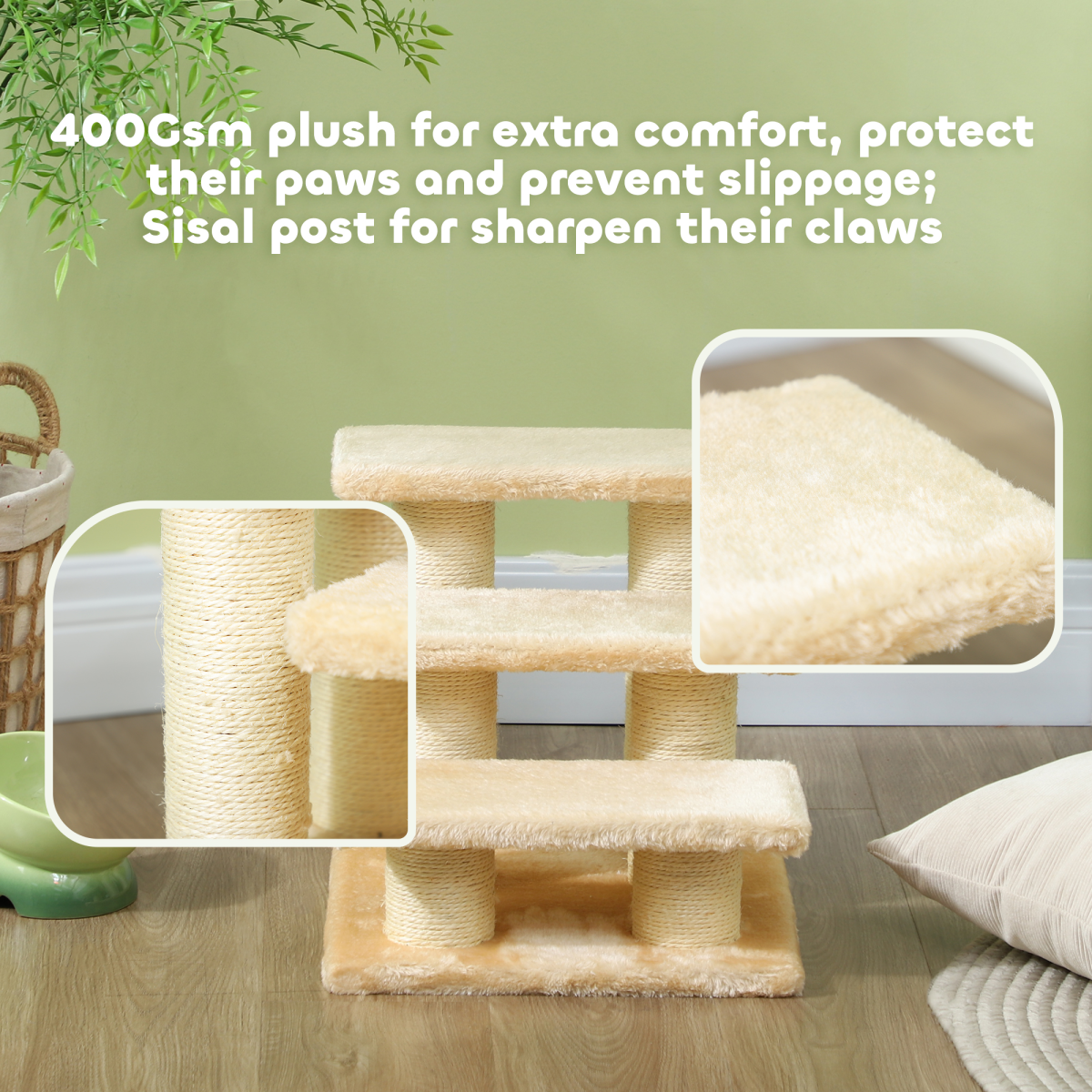 Cat Steps Portable Pet Stairs Little Older Doggy Dog Assist Step Assistance Use