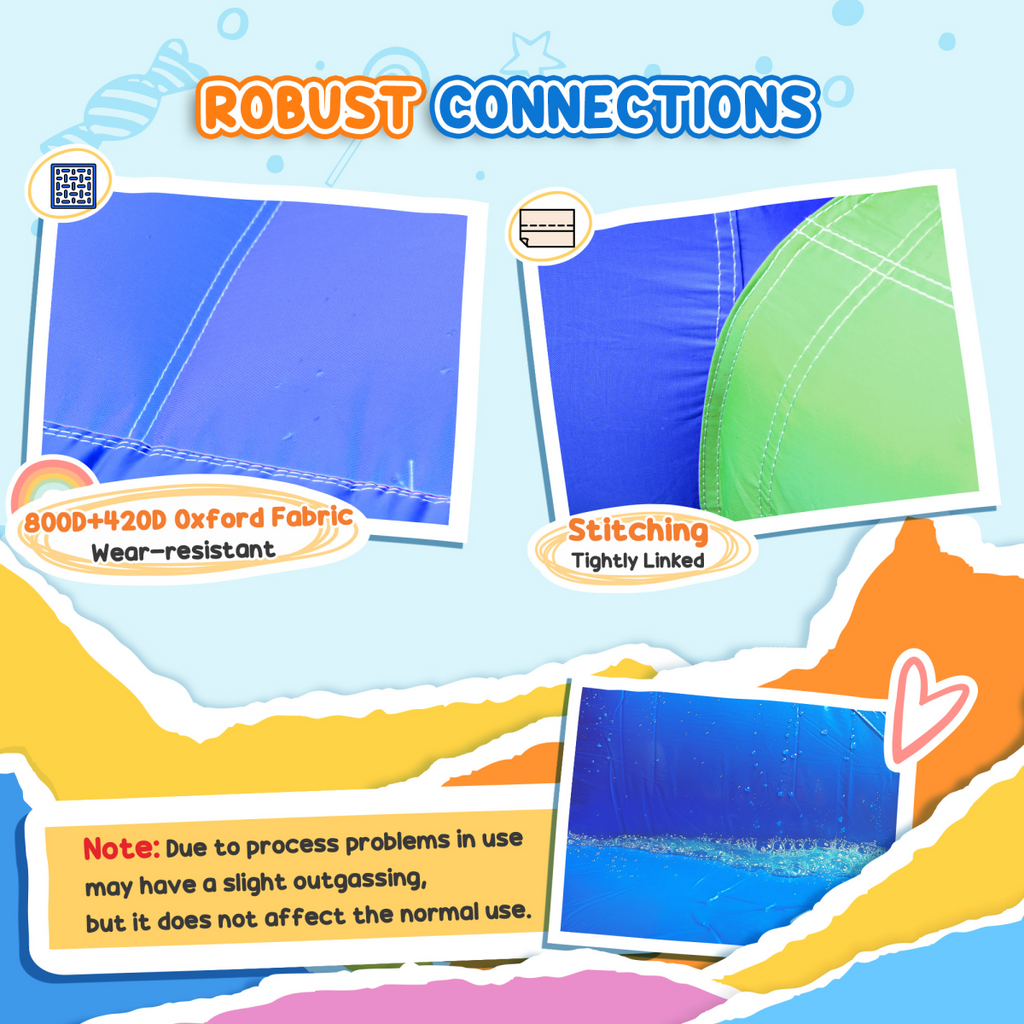 Bouncy Castle with Slide Inflatable Bouncer Kids Jumper Bounce Castle HOMCOM