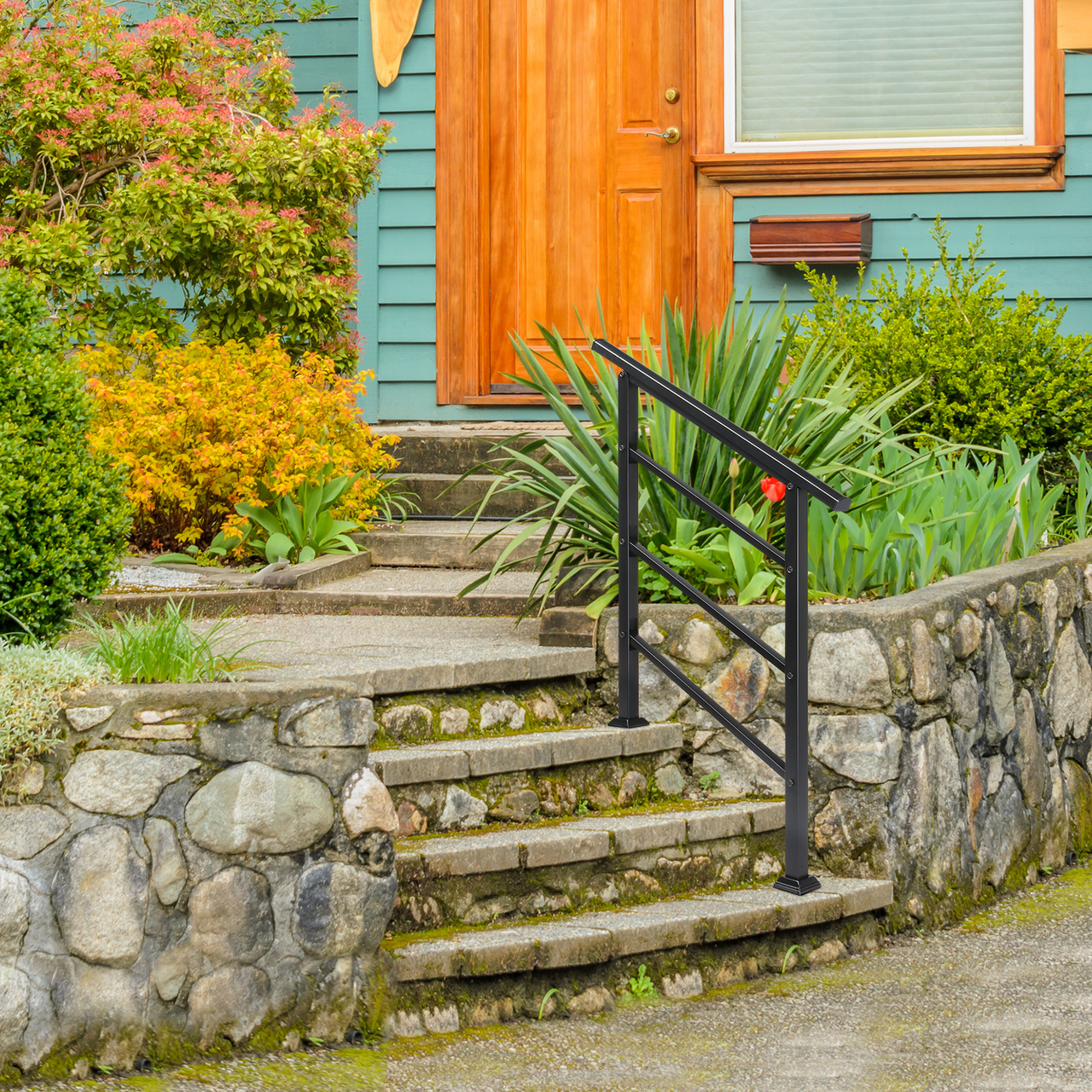 [Same Code：66442124 66442124]Handrails for Outdoor Steps