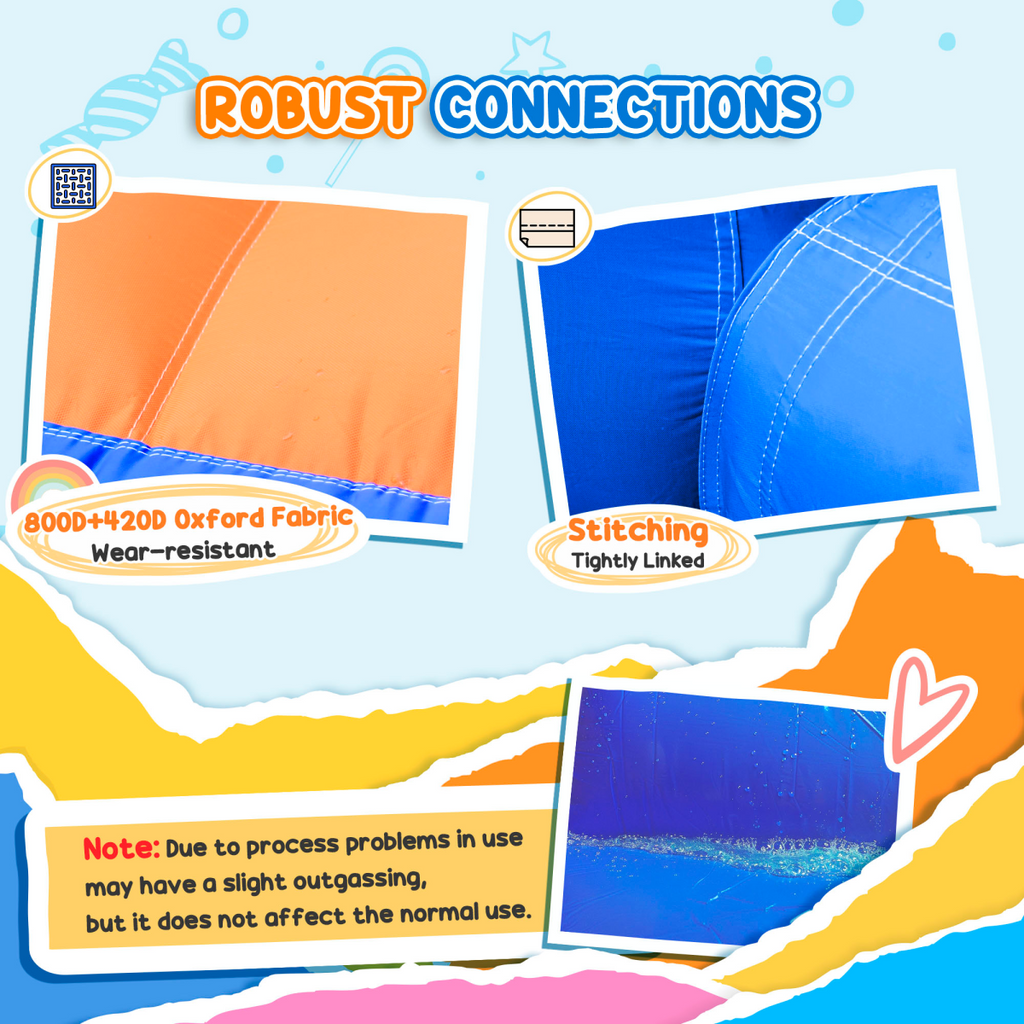 Bouncy Castle Slide Water Pool Trampoline, Blower 3.6 x 1.75 x 1.8m