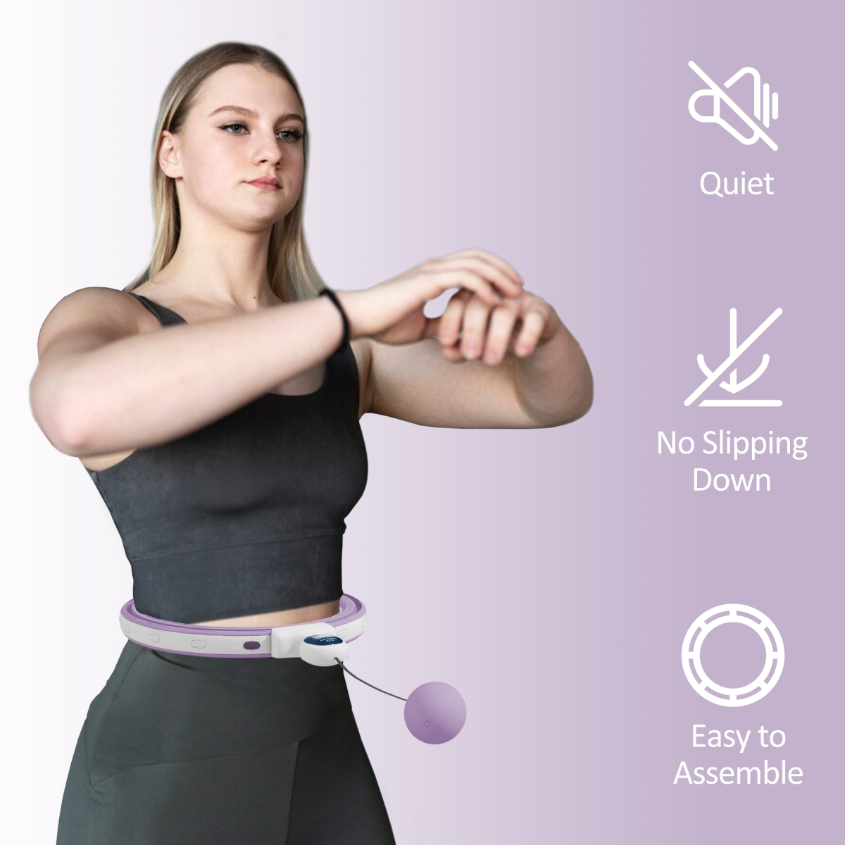 Weighted hula hoop