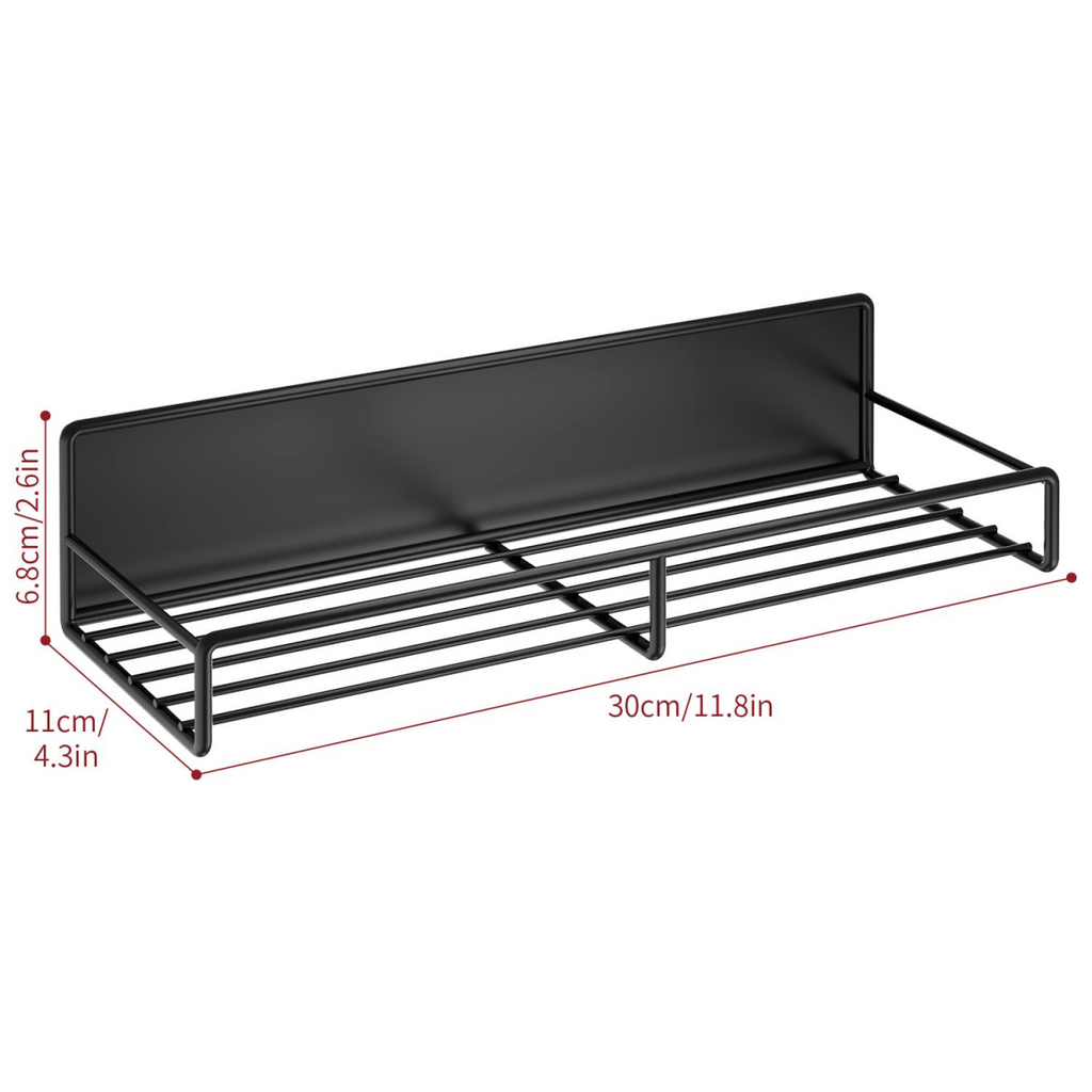 Vinsani 4pc MAGNETIC SPICE RACK METAL SHELF