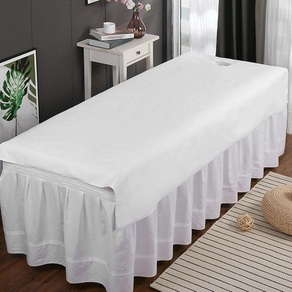 Disposable Massage Bed Face Covers, Non-Woven Fabric of Beauty Chair Sheets