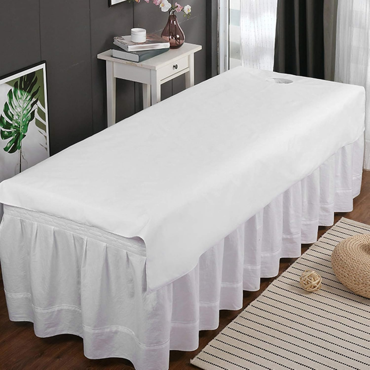 Disposable Massage Bed Face Covers, Non-Woven Fabric of Beauty Chair Sheets