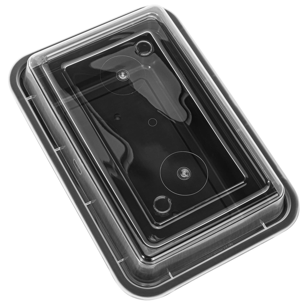 Vinsani 30pk 1 COMPARTMENT MEAL PREP CONTAINERS