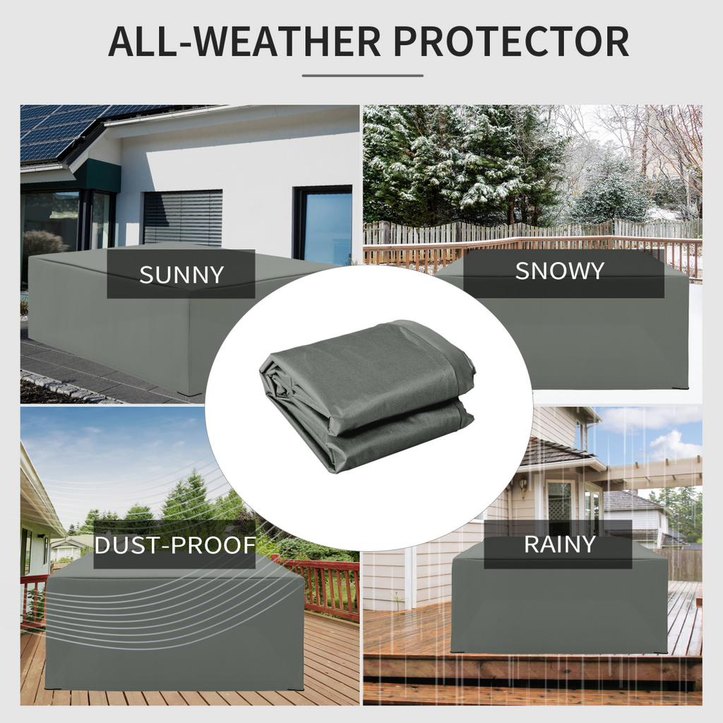 275x205cm Garden Furniture Cover Water UV Resistant Oxford Fabric
