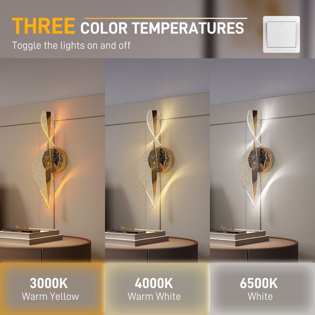 LED Outdoor Wall Lighting Modern Waterproof IP65 Outside Wall Sconce for House