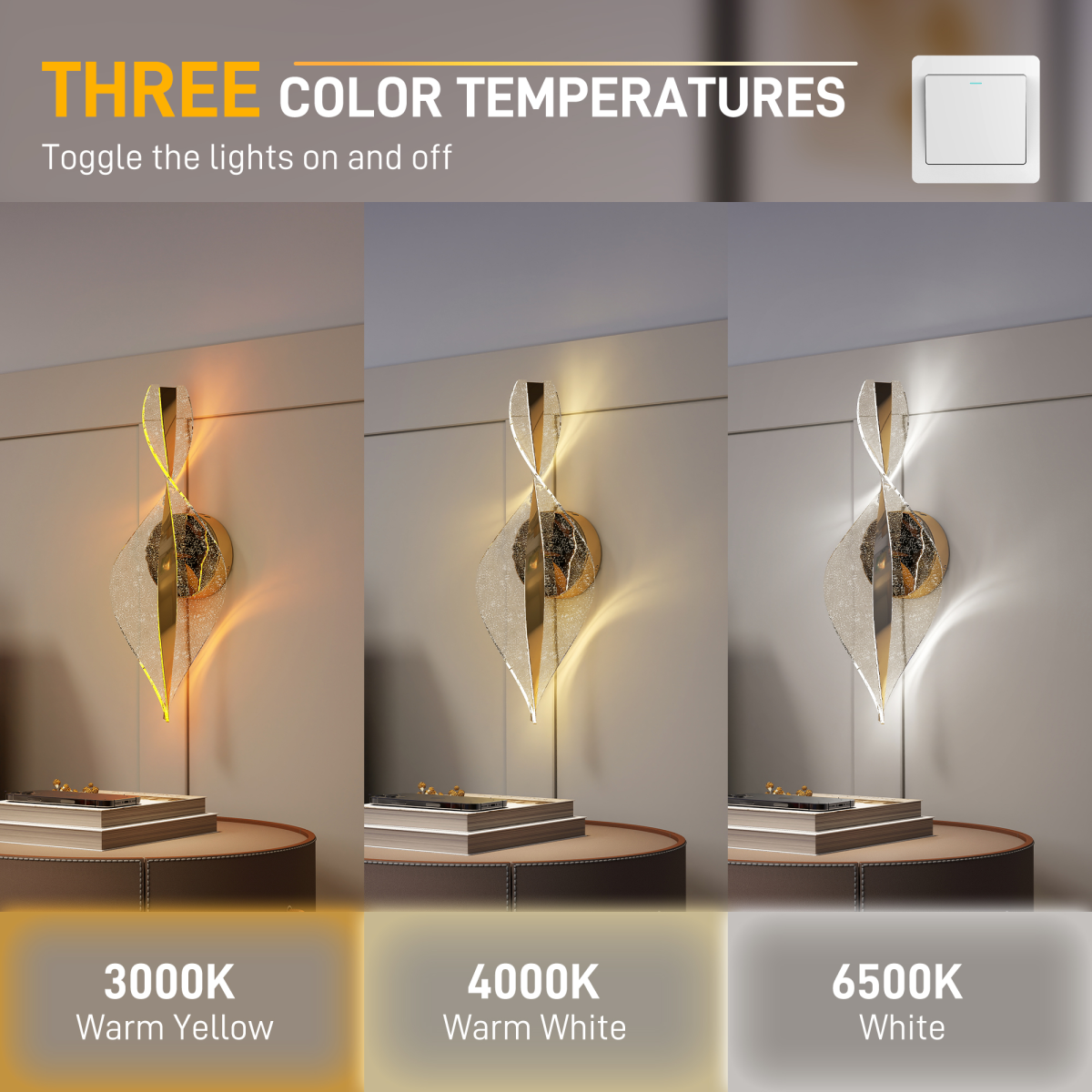 LED Outdoor Wall Lighting Modern Waterproof IP65 Outside Wall Sconce for House