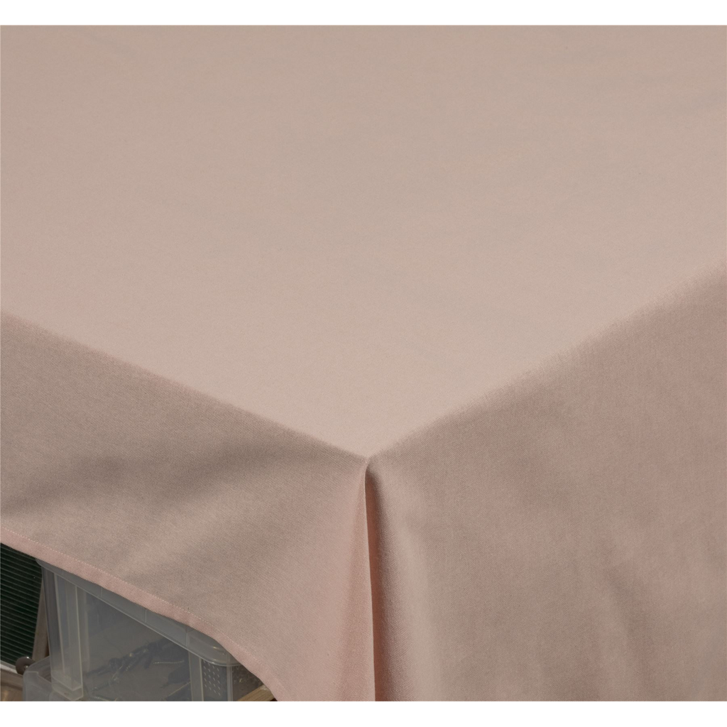 Avon 100% Cotton 240x140cm Blush Tablecloth