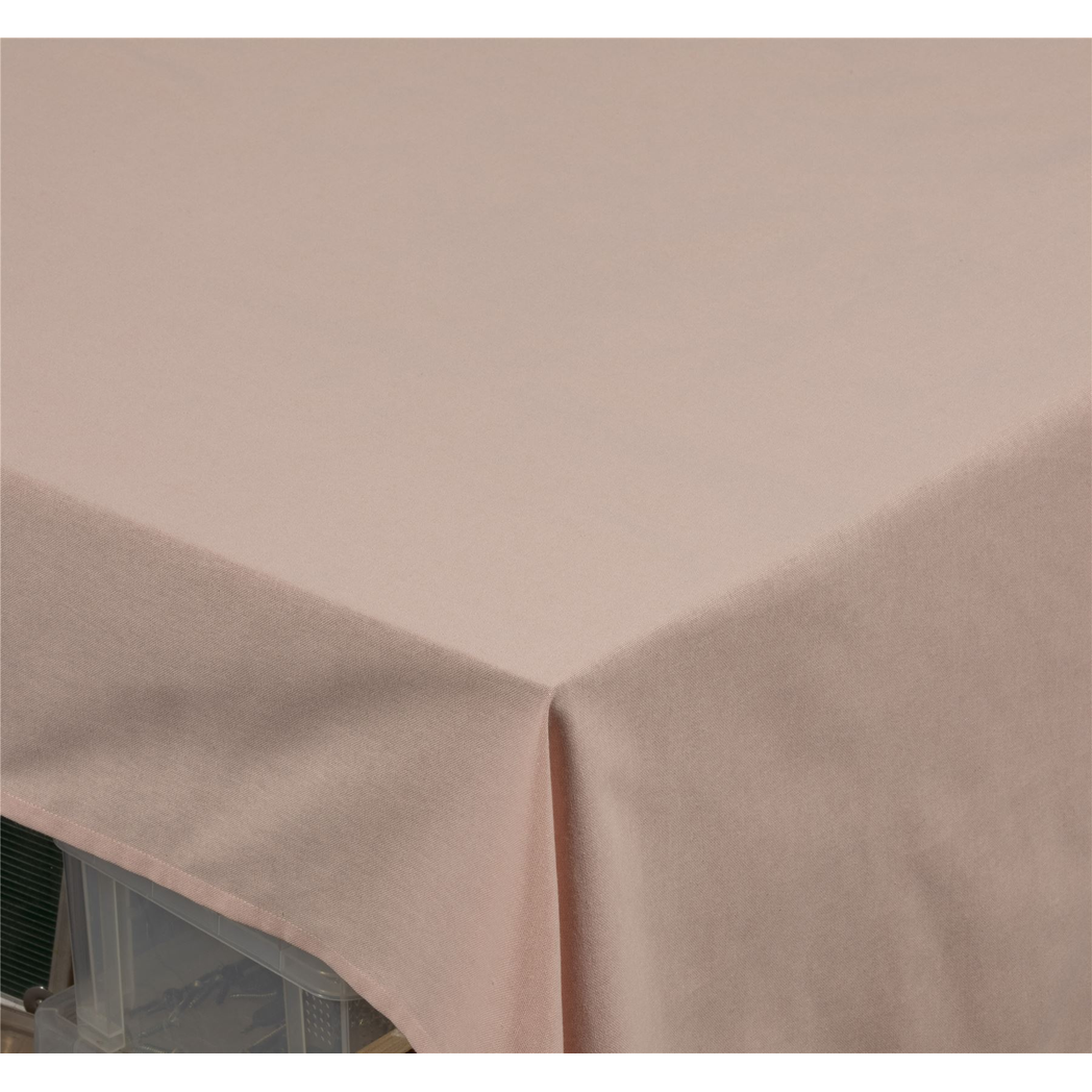 Avon 100% Cotton 240x140cm Blush Tablecloth