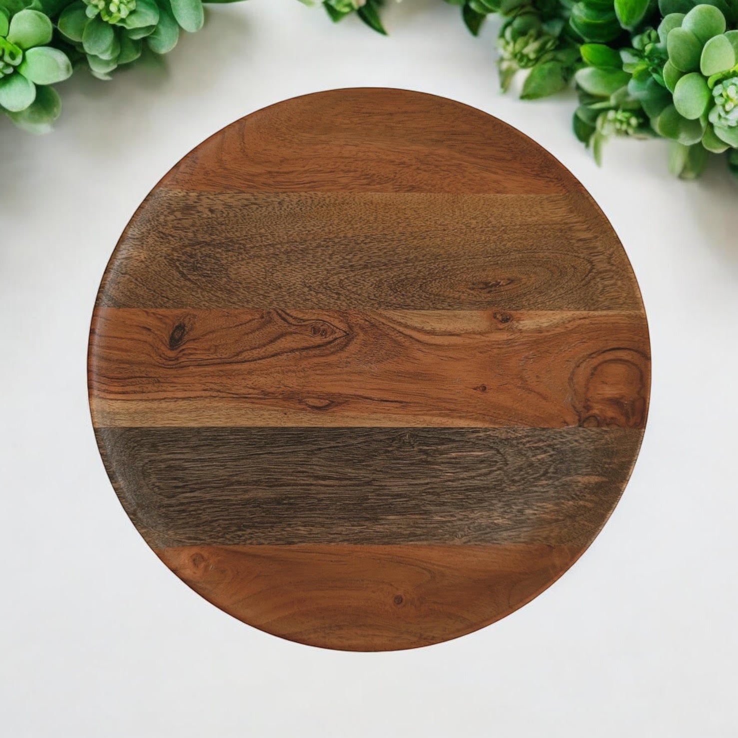 28cm Wooden Serving Plate