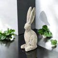 AcaciaHome Durable 26cm Stone-Effect Hare Sculpture