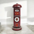AcaciaHome Stylish Red London Postbox Mantel Clock