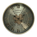 AcaciaHome Durable Gear Wall Clock with Moving Gears