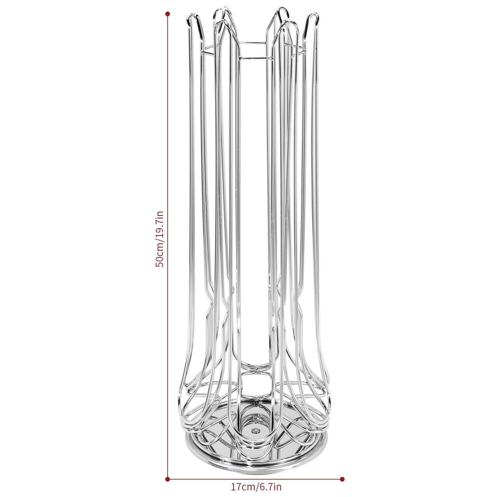 Vinsani 48 Pod Chrome Coffee Pod Stand