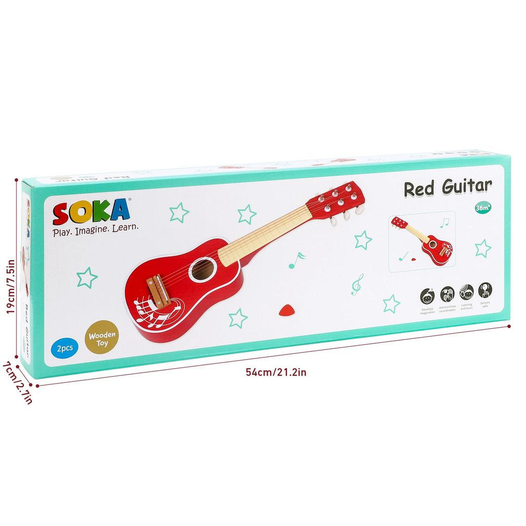 SOKA Red Guitar