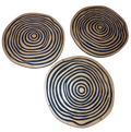 Set of 3 Tree Ring Stepping Stones