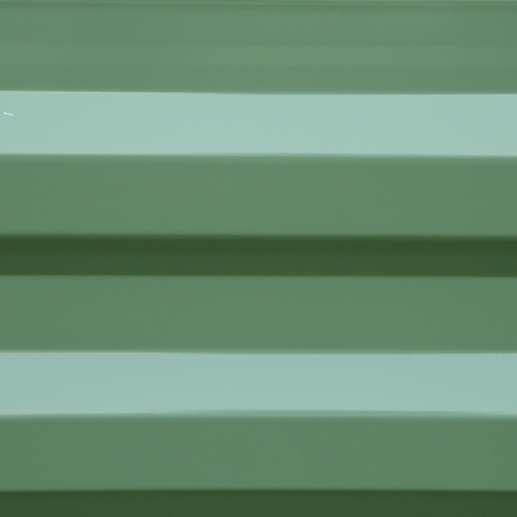 Outsunny Set of 2 Raised Garden Bed Galvanised Planter Box Easy Setup Green