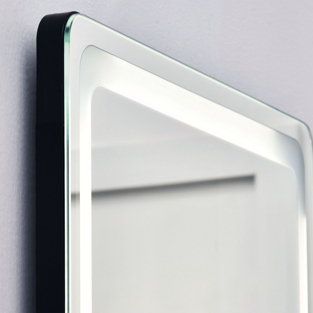 Full Length Mirror with LED Light, Free Standing Floor Mirror for Bedroom