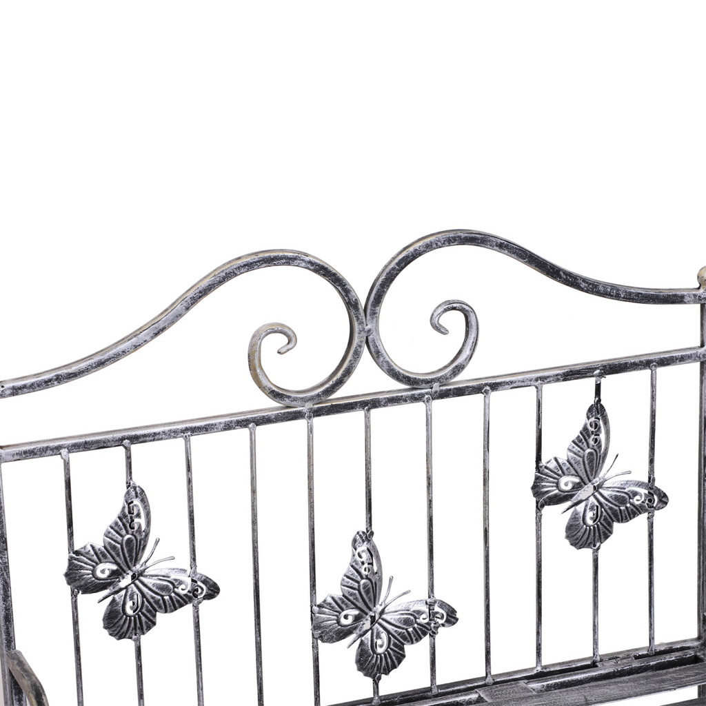 Outsunny 3-Tier Metal Folding Plant Stand Display Rack Bookshelf Unit Outdoor