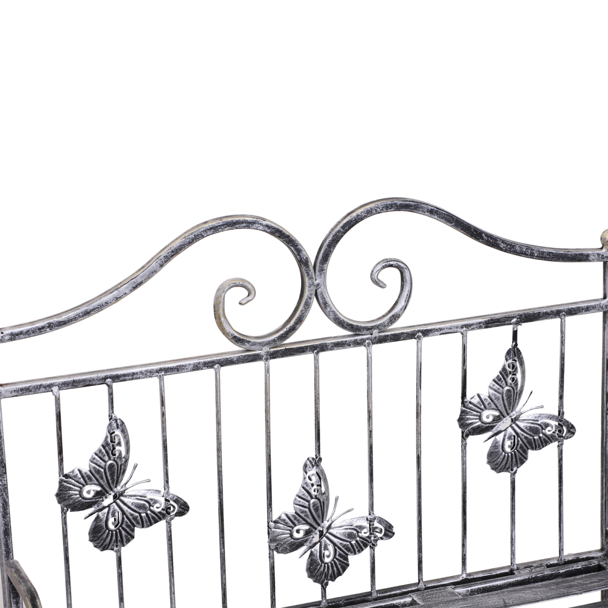 Outsunny 3-Tier Metal Folding Plant Stand Display Rack Bookshelf Unit Outdoor