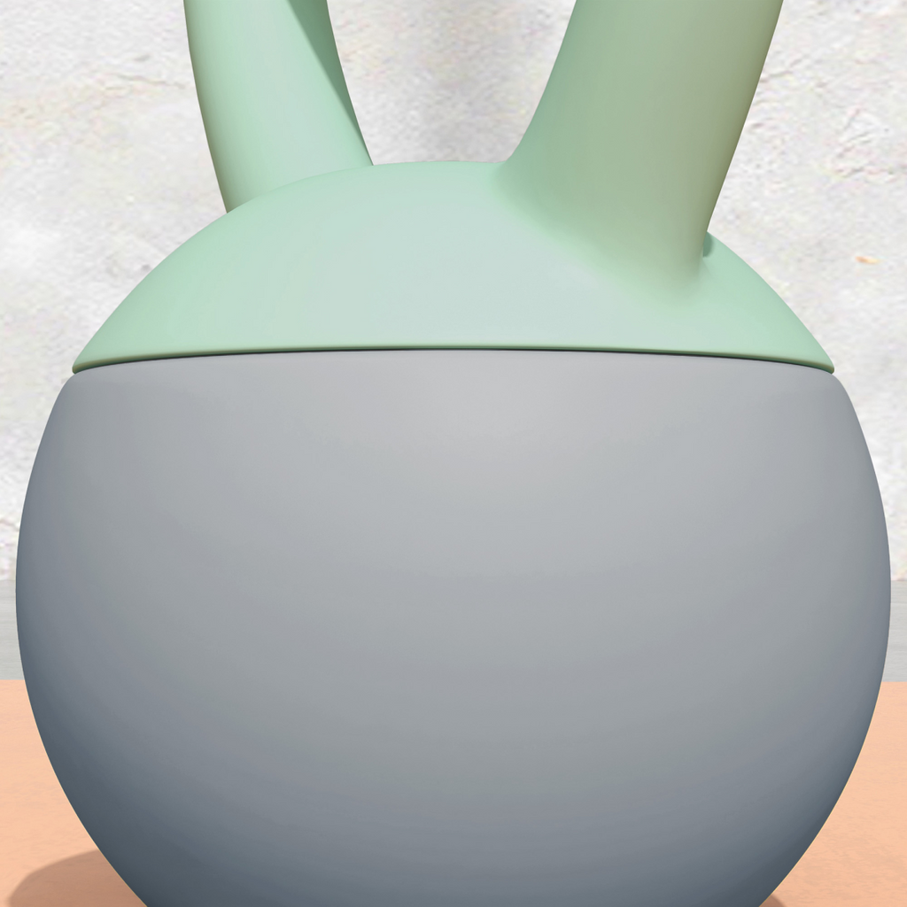 SPORTNOW 6KG Kettlebell with Soft Body and Non-Slip Handle, Grey and Green