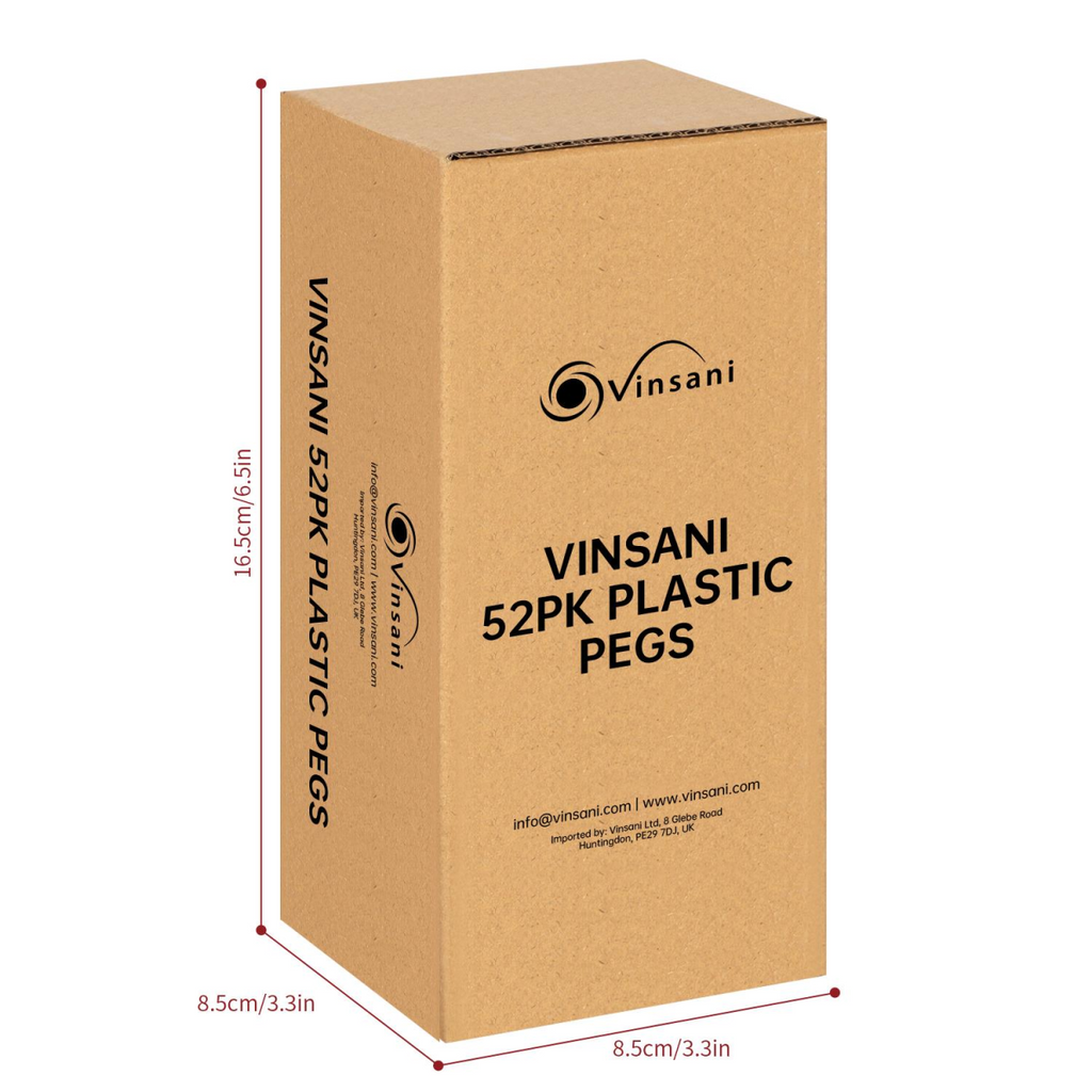 Vinsani 52Pk Plastic Pegs