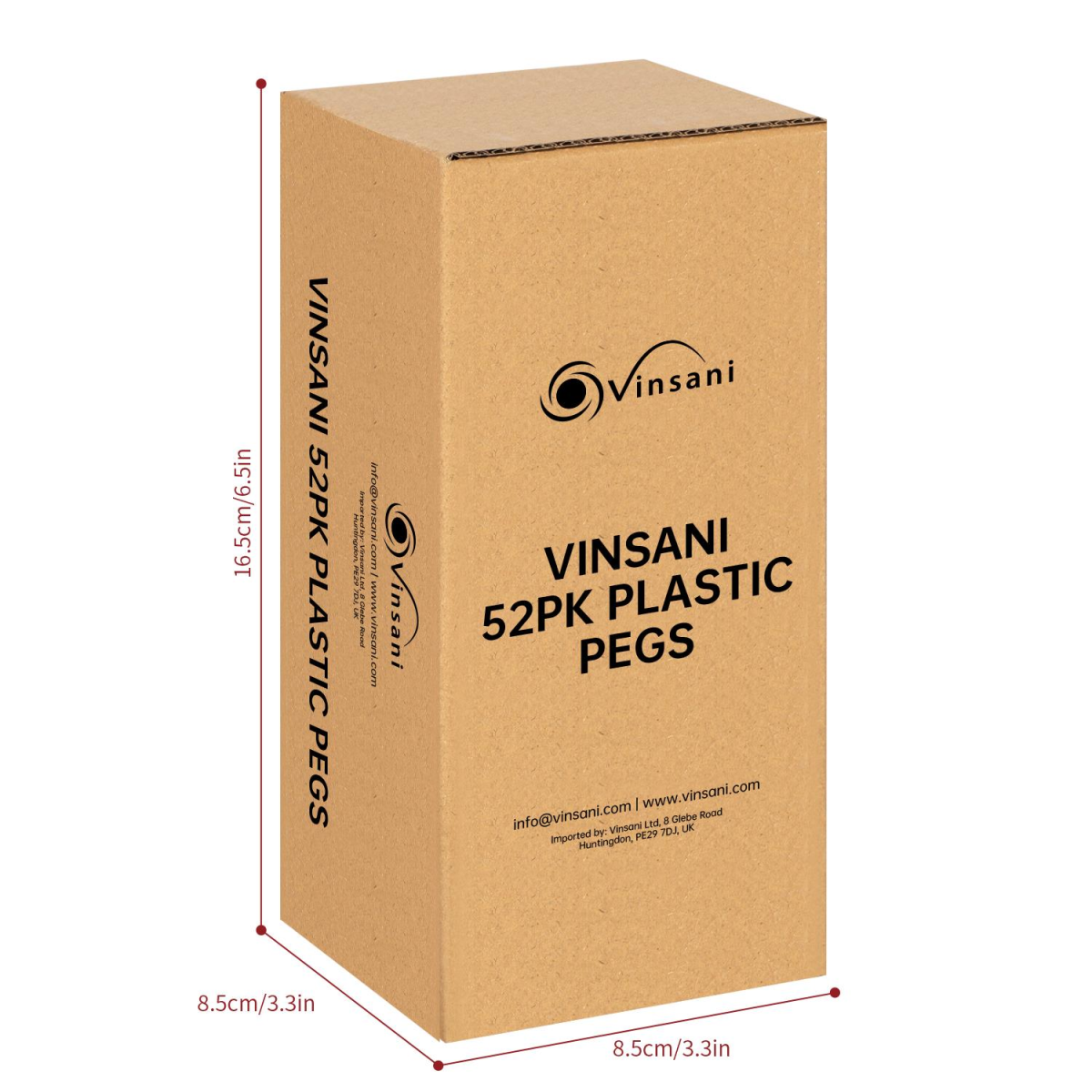 Vinsani 52Pk Plastic Pegs