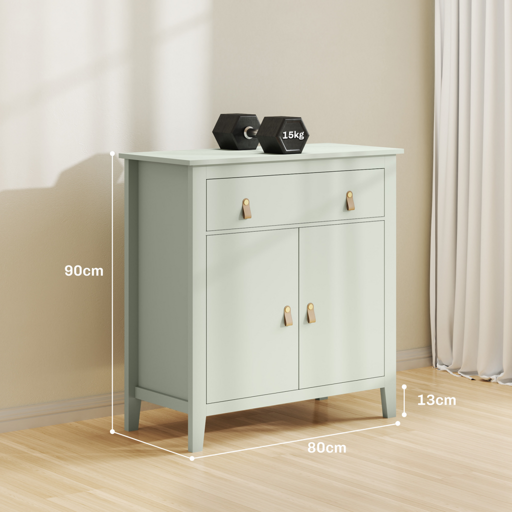 Three drawer shoe cabinet
