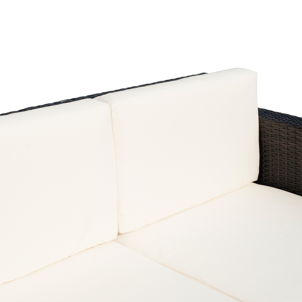 Outdoor Double Armchair - Comfortable PE Rattan Seating for Two