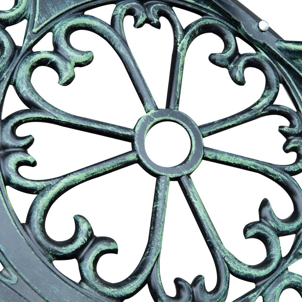 Cast Aluminum Garden Bench Patio Chair