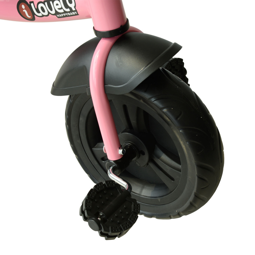 Baby Kids Children Toddler Tricycle Ride on Trike W/ 3 Wheels Pink HOMCOM