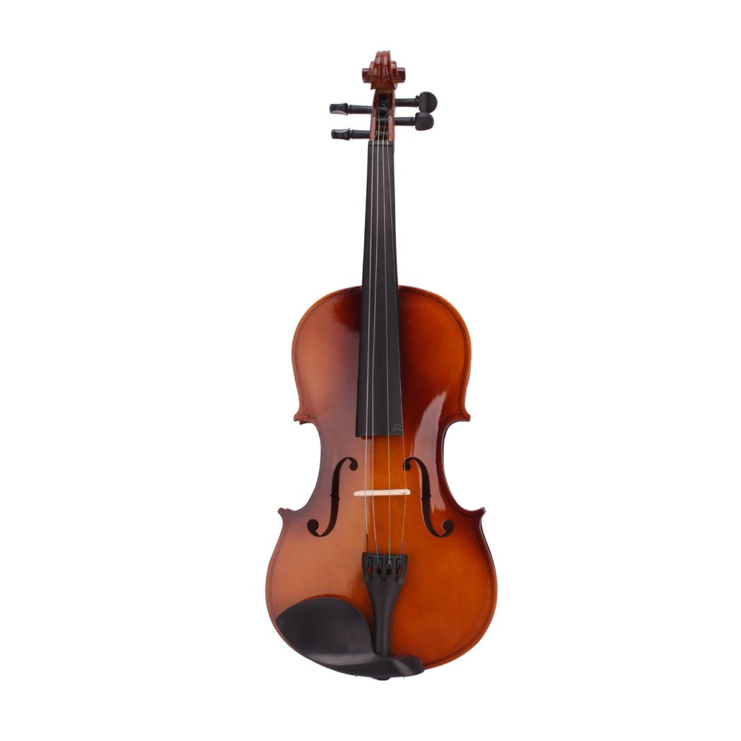New 4/4 Acoustic Violin Case Bow Rosin Natural