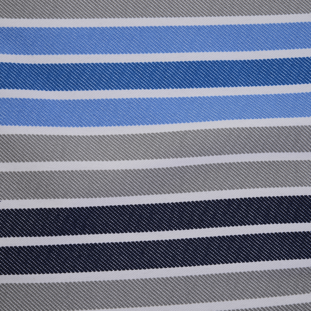 2 PCS Patio Bench Swing Chairs Garden Chairs Double Seat Cushion Mat Strips Blue