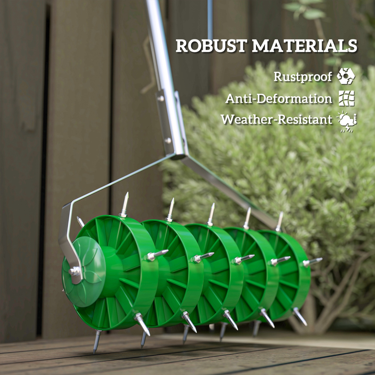 Rolling Lawn Aerator