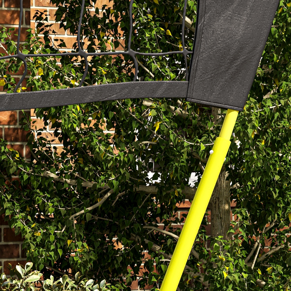 SPORTNOW Portable Badminton Net Set with Volleyball Net, Rackets, Shuttlecocks