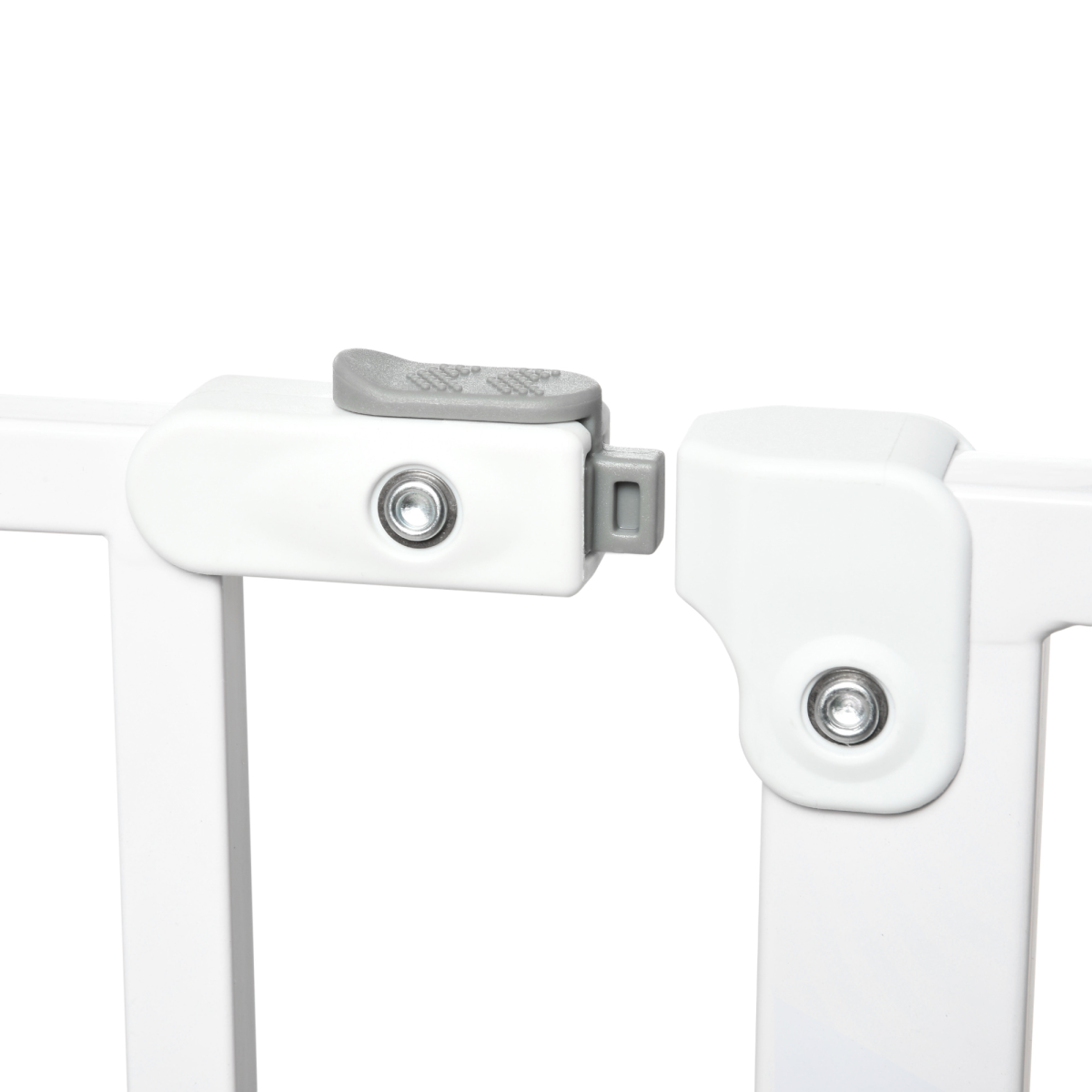 PawHut Dog Gate Wide Stair Gate with Door Pressure Fit, 75-95W cm, White