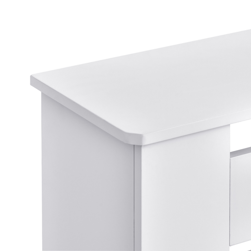 MDF Radiator Cover, 152 cm L-White