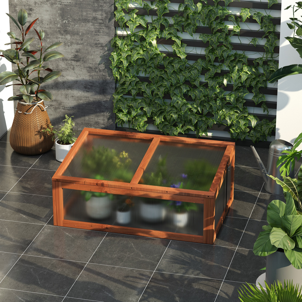 Wooden Cold Frame Greenhouse