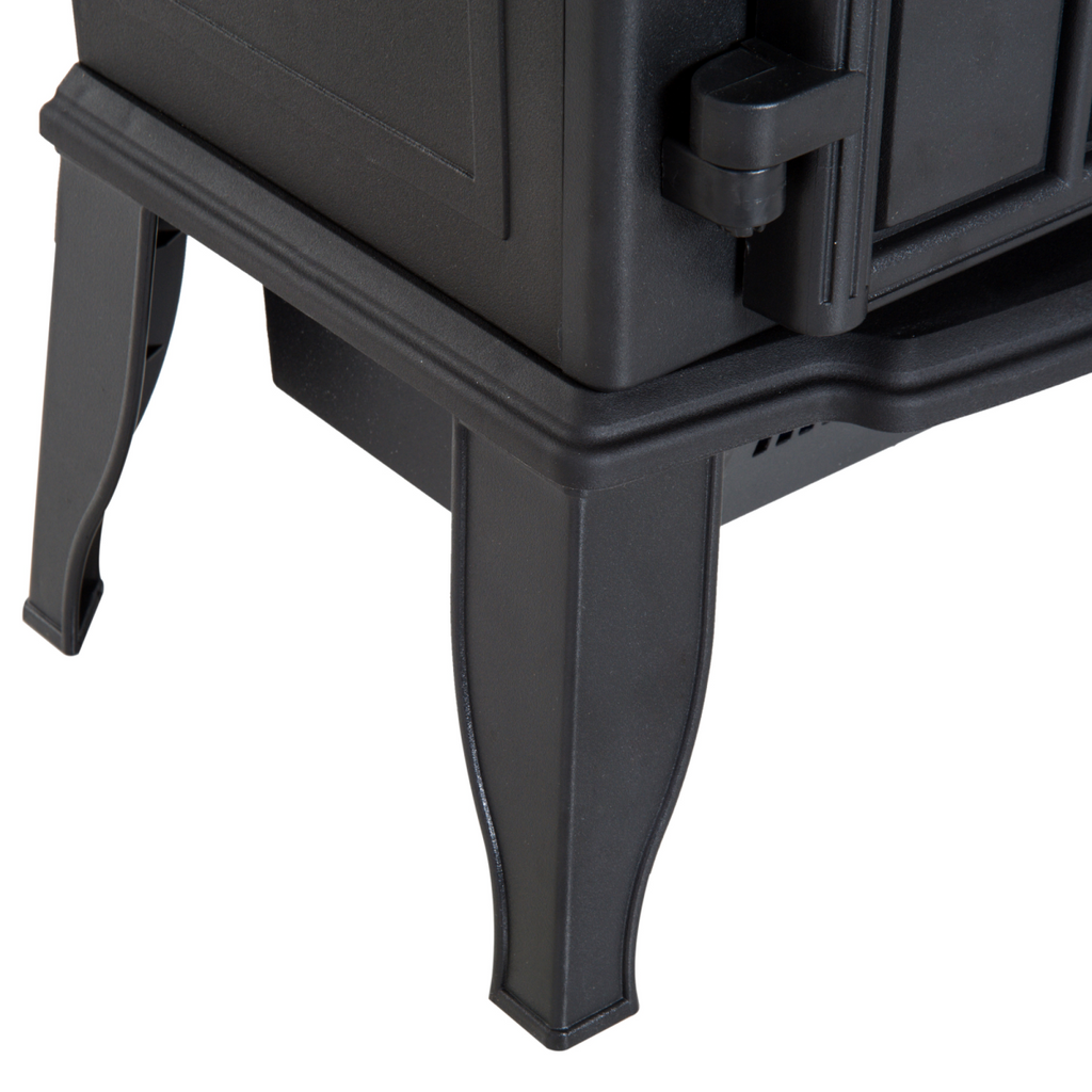 Electric Fireplace Heater Freestanding Stove with LED Flame Effect