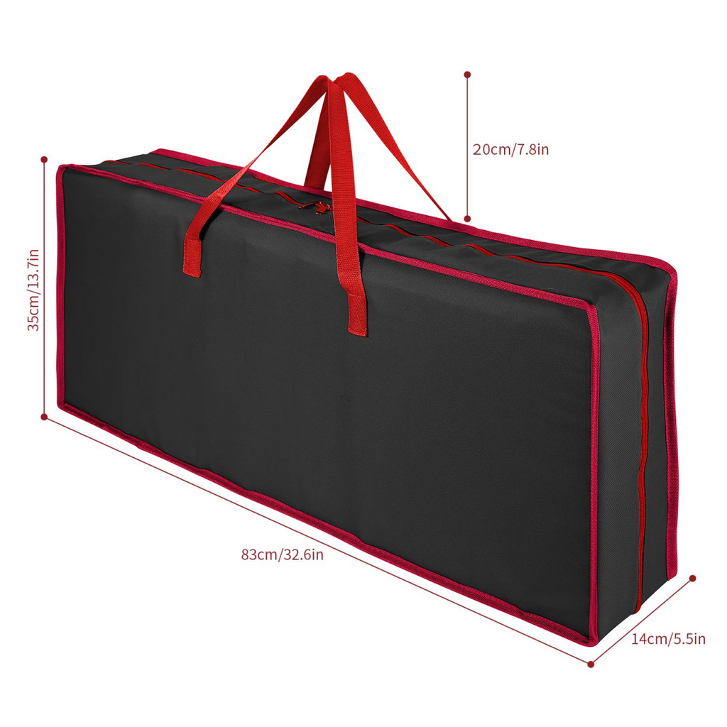 Vinsani Christmas Gift Wrap Black Storage Bag